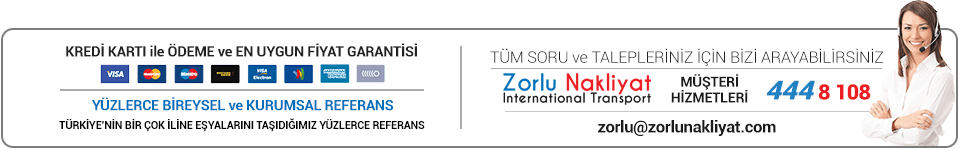 Şehirler arası nakliyat Zorlu Nakliyat